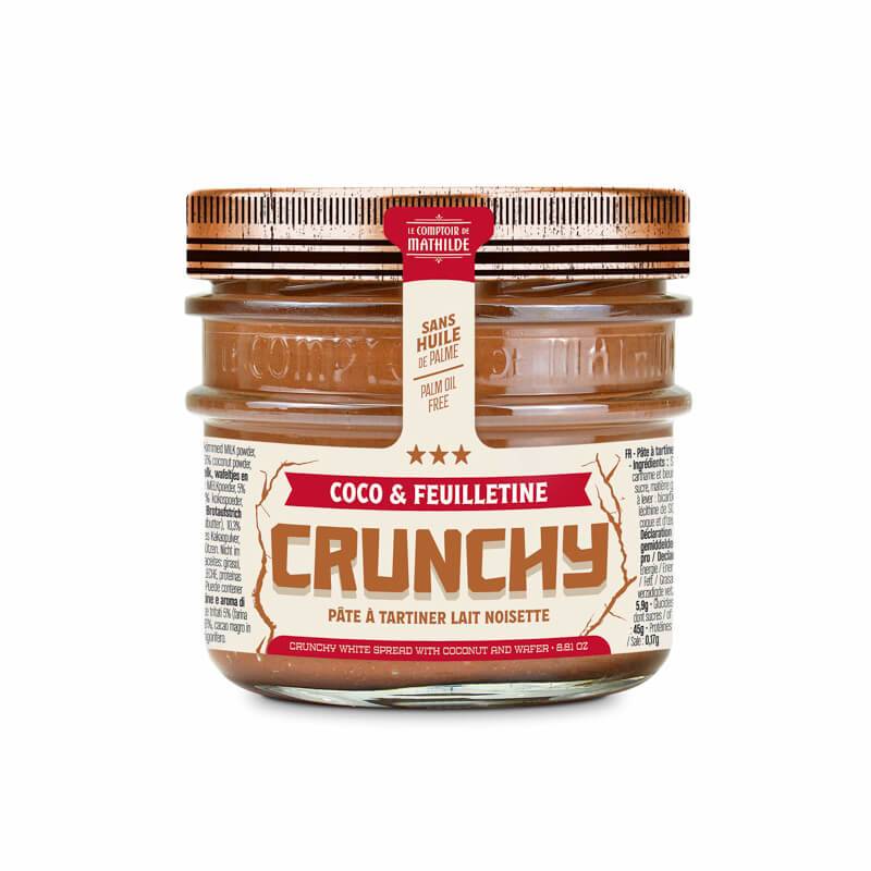 Pâte A Tartiner Crunchy Lait Coco & Feuilletine 250g